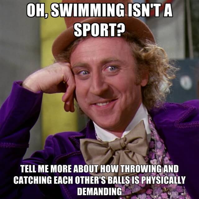 things non swimmers say to swimmer