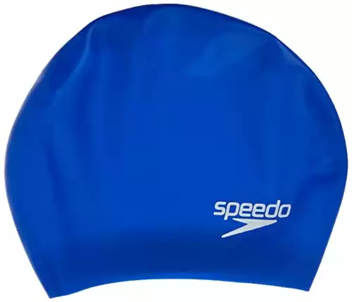 Speedo  Swim Cap Silicone Long Hair Swim Cap