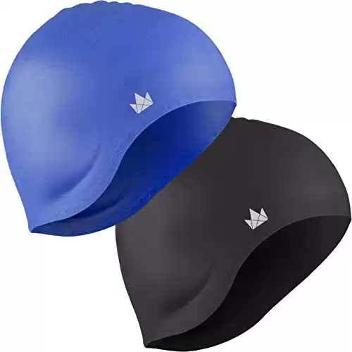 The Friendly Swede Silicone Swim Cap for Long Hair