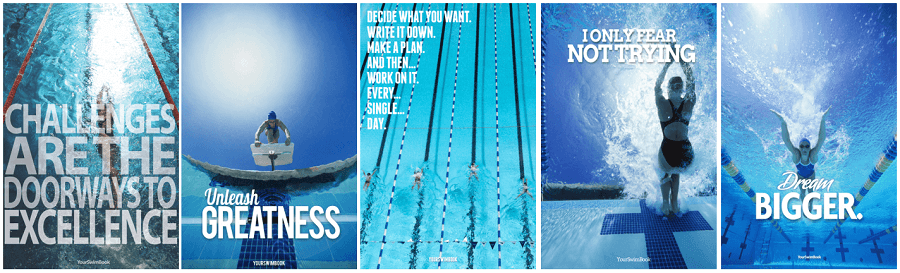 YSB Motivational Swimming Posters