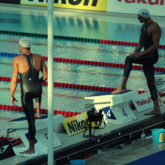 world record men's 100m freestyle swim