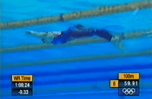 Misty hyman underwater dolphin kick