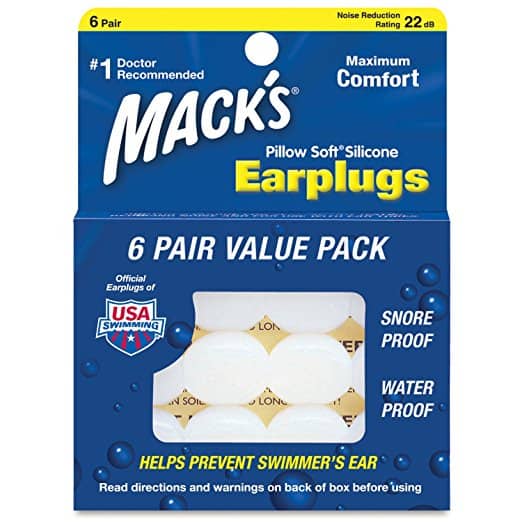 Best swimming equipment - ear plugs