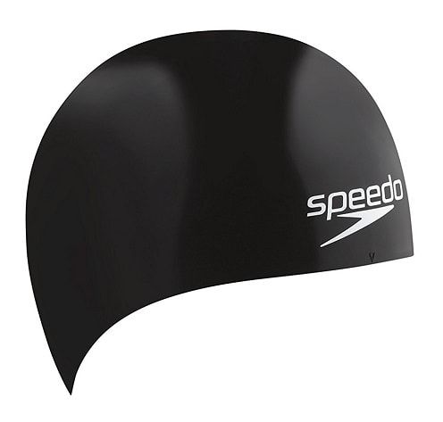 white speedo swim cap