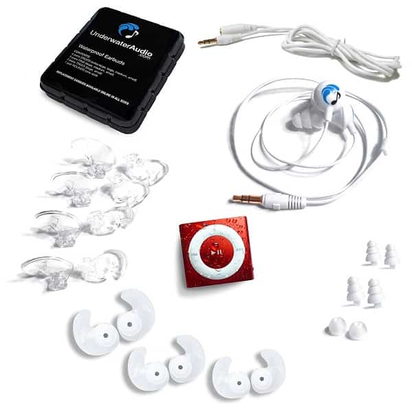 Underwater Audio iPod Shuffle étanche avec écouteurs Swimbuds Sport inclus 