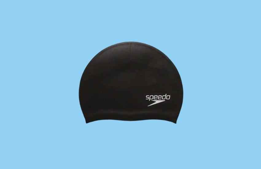 Speedo Silicone Solid Swim Cap - Black