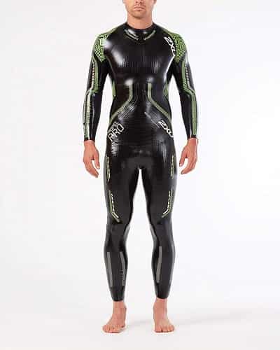 2XU Propel Pro wetsuit for triathlon black green