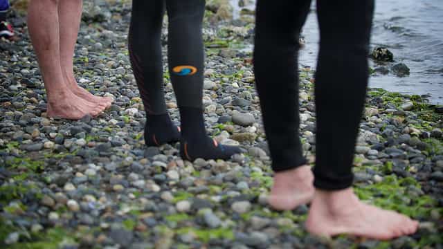 Neoprene swim socks