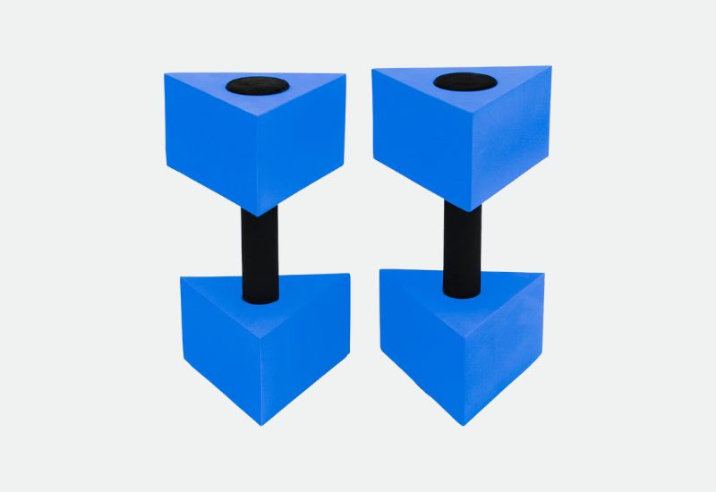 Water Weights for Pool - Trademark Innovations Triangular Aquatic Dumbbells