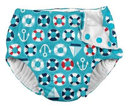 Pack of 2 Infant and Toddler Reusable Absorbent Swim Diaper for Girls i Play Baby 