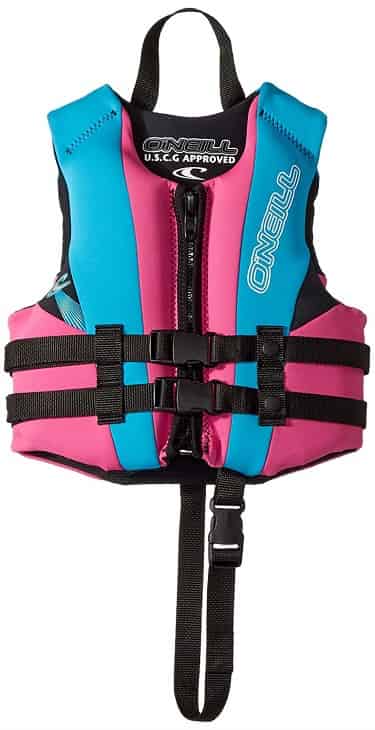  O'Neill Reactor Child Life Jacket Pink