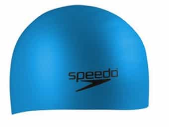 Speedo Silicone Long Hair Swim Cap blue