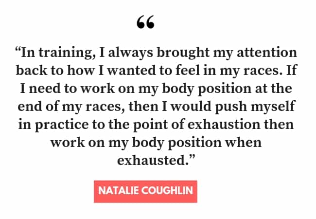 Natalie Coughlin on Being a More Focused Swimmer