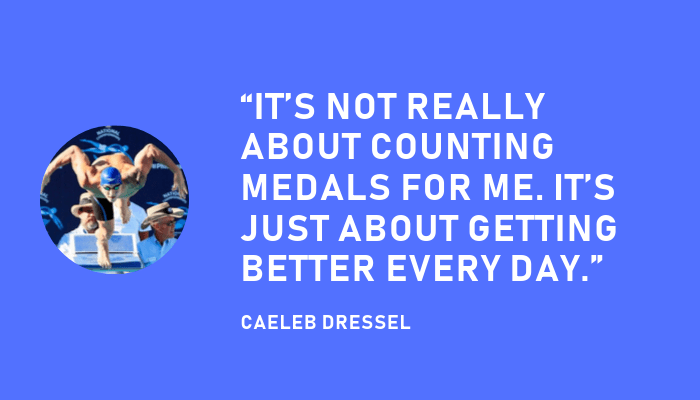 Caeleb Dressel motivational quote