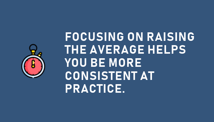 Compete with yourself and raise the average