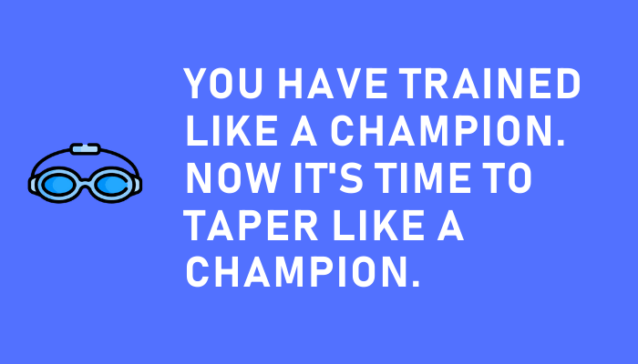 For the Swimmer Who Overthinks Taper