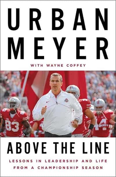 Books for Swim Coaches -- Above the Line by Urban Meyer