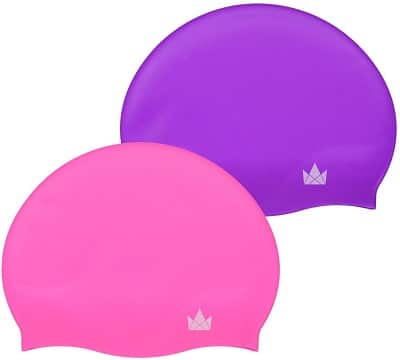 Friendly Swede 2-Pack Swim Caps for Kids