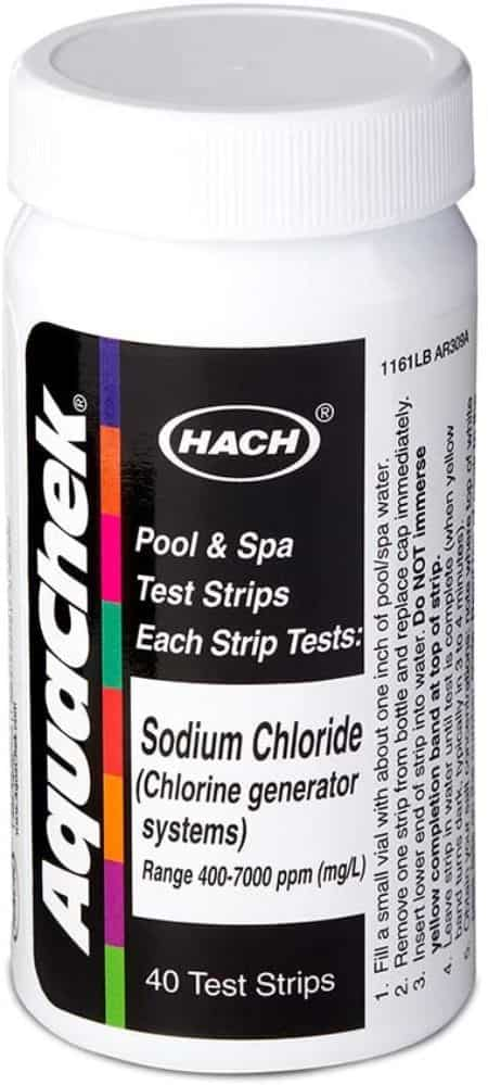 Aquachek Swim Pool White Salt Test Kit Strips