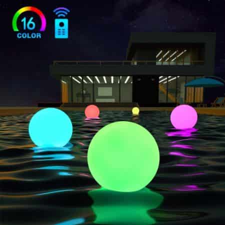 7 Floating Pool Lights