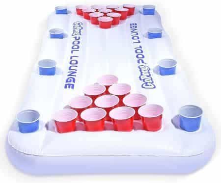 Best Swimming Pool Games -- GoPong Beer Pong Inflatable