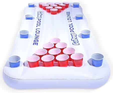 GoPong Beer Pong Inflatable White
