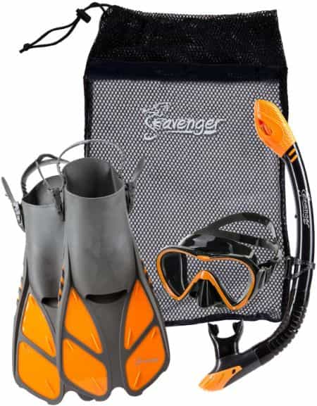 Seavenger Aviator Snorkeling Set with Bag