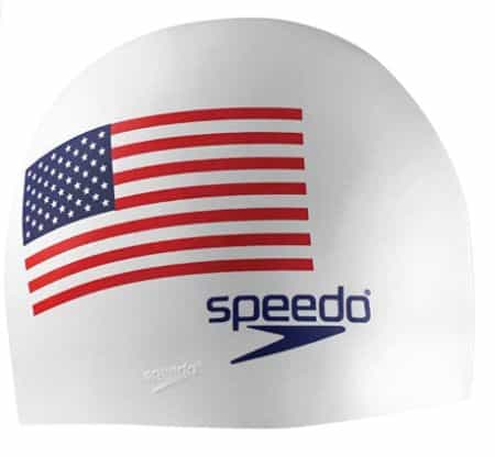 Speedo USA Flag Swim Cap