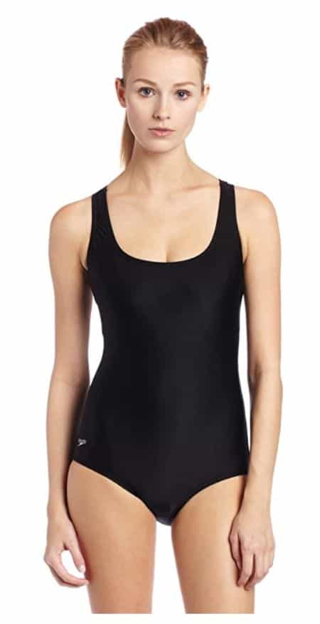 Halcurt Women Water Aerobics Bathing Suits Chlorine Resistant Lap Swimsuits 