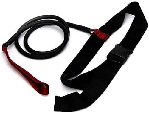 Swimming Resistance Belt Elastic Swim Harness Portable with Storage Bag Resistance Training Band for Kids Adults Beginners Denpetec Swim Training Belts 