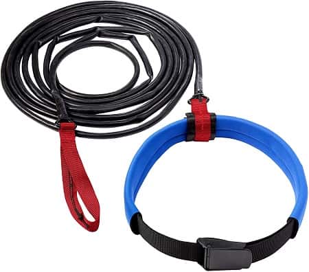 Professional Swimming Leash Cord Swim Pool Resistance Waist Hip Belt Tether 