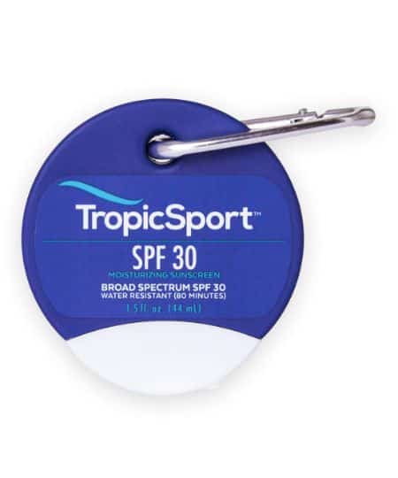 Protector solar resistente al agua SPF 30 de TropicSport