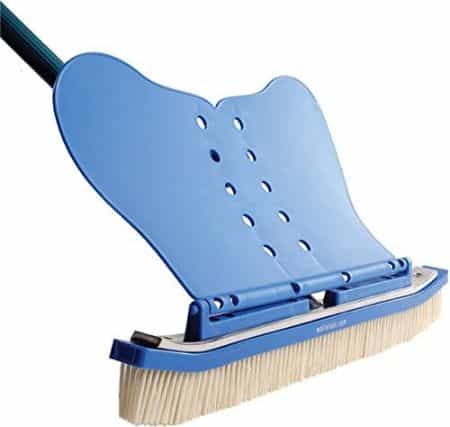 18Inch Blue Curved Swimming Pool Nylon Brush Bristle Wall Brush Cleaning~iiHHH 