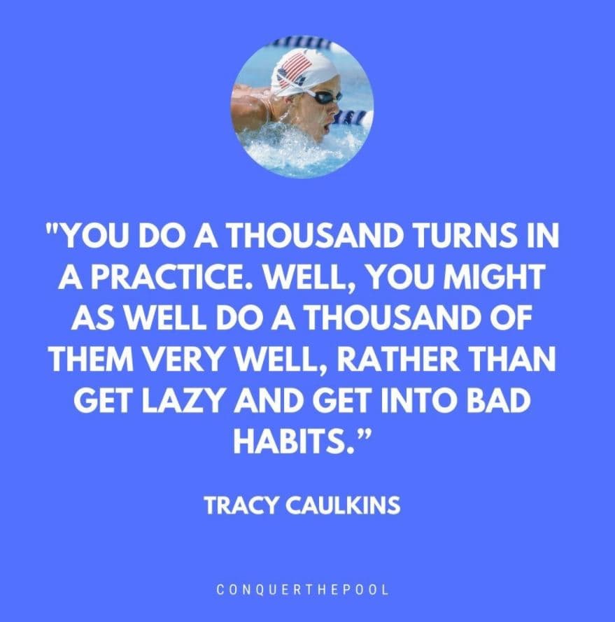 Excellence in Everything - Tracy Caulkins Motivational Swimming Quote