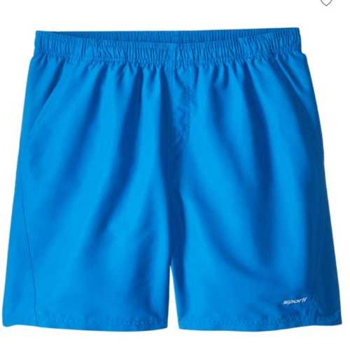 Sporti Men's Solid Lined Swim Trunks