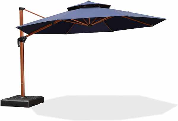 Purple Leaf 13 Foot Pool and Patio Umbrella