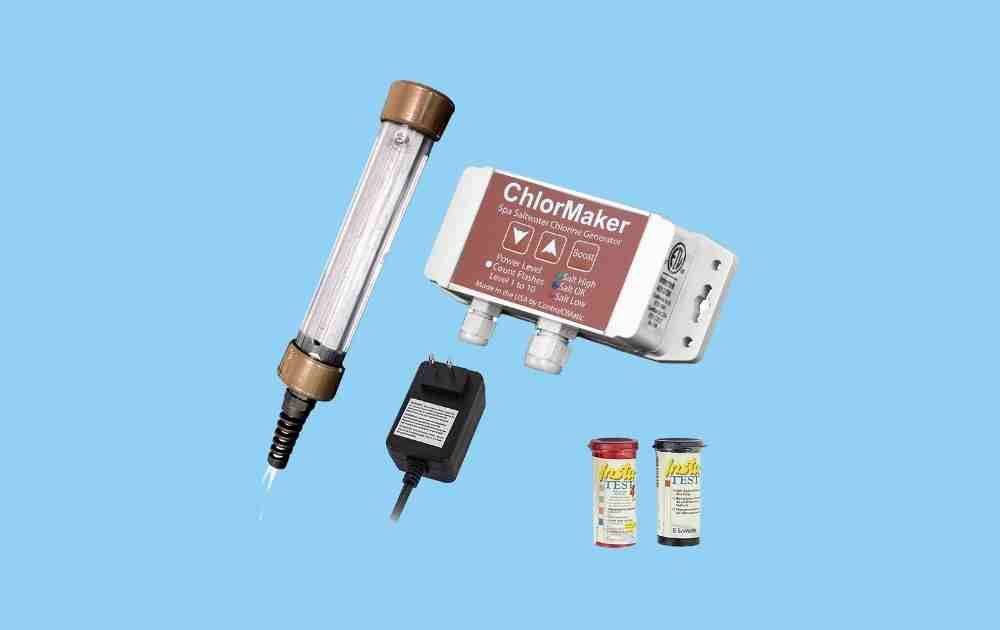 ChlorMaker Salt Water Chlorinator for Hot Tubs and Spas