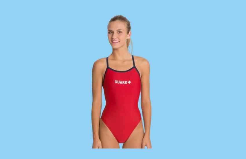 Sporti Guard Thin Strap One-Piece Swimsuit