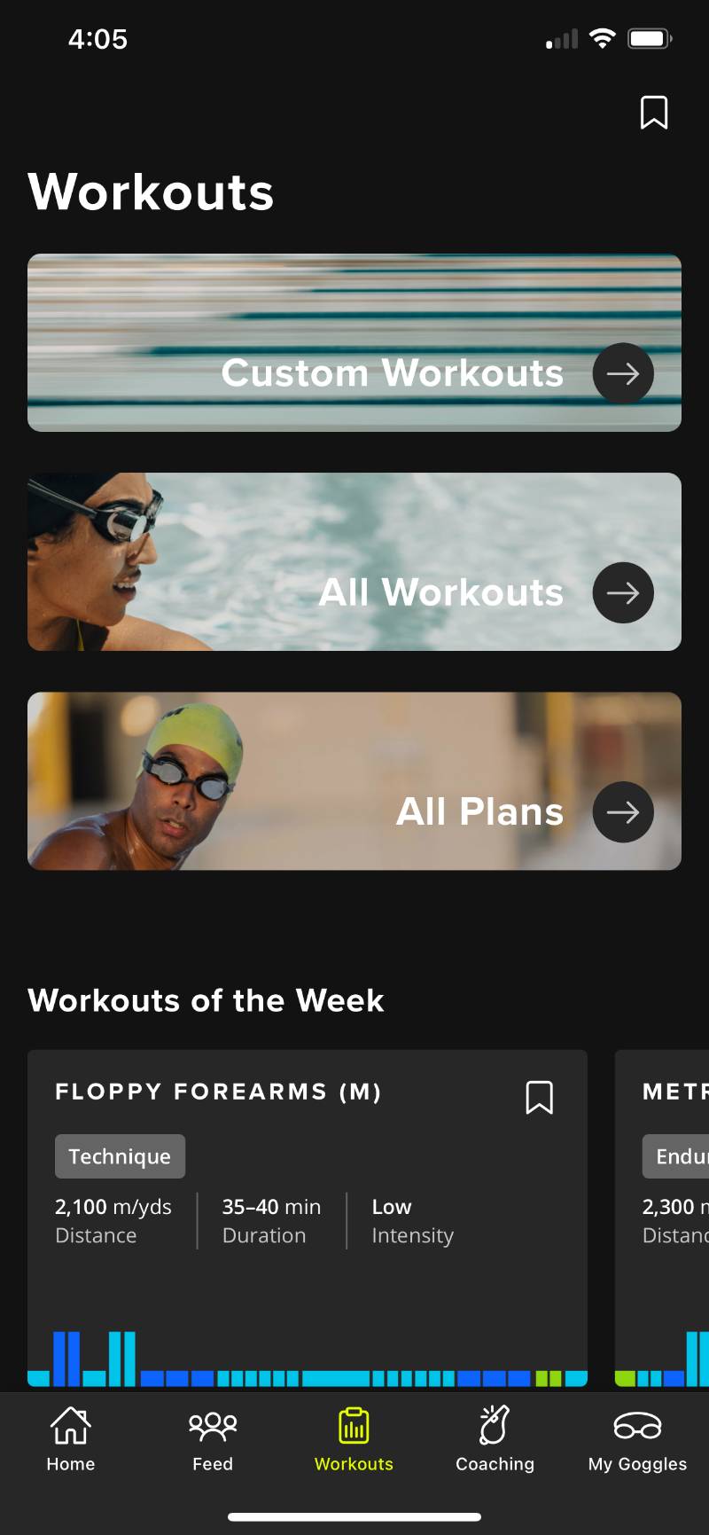 Swim Apps - FORM Swim Goggle