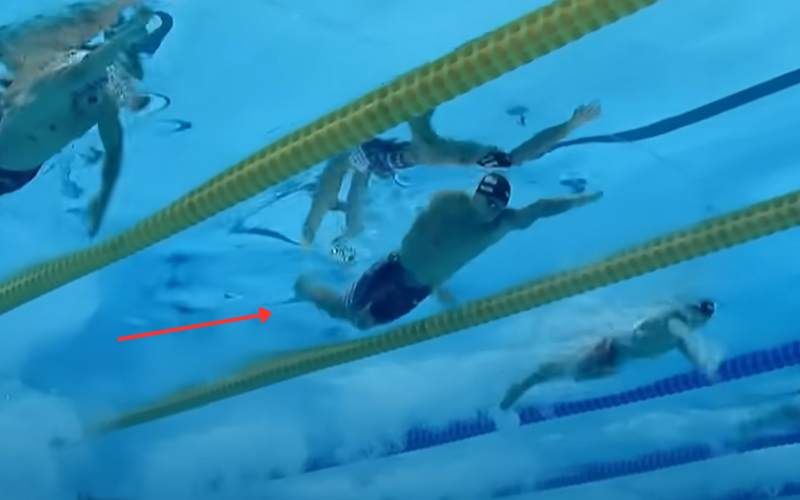 Caeleb Dressel Underwater Dolphin Kick - Breakout